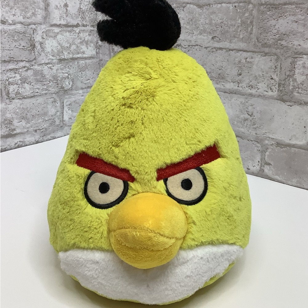 Angry Birds Plush Yellow 10” Chuck 2010 Commonwealth Toy & Novelty Co No Sound